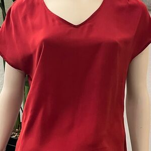 Elegant Red Women's Top